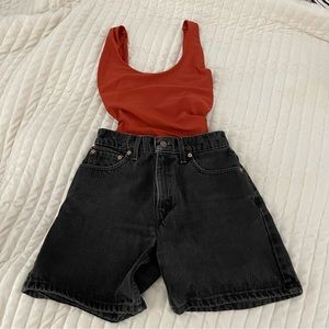 Burnt orange Aerie one piece swim